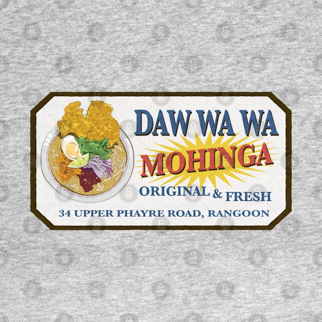 Daw Wa Wa Mohinga (White Edition) by shwewawah